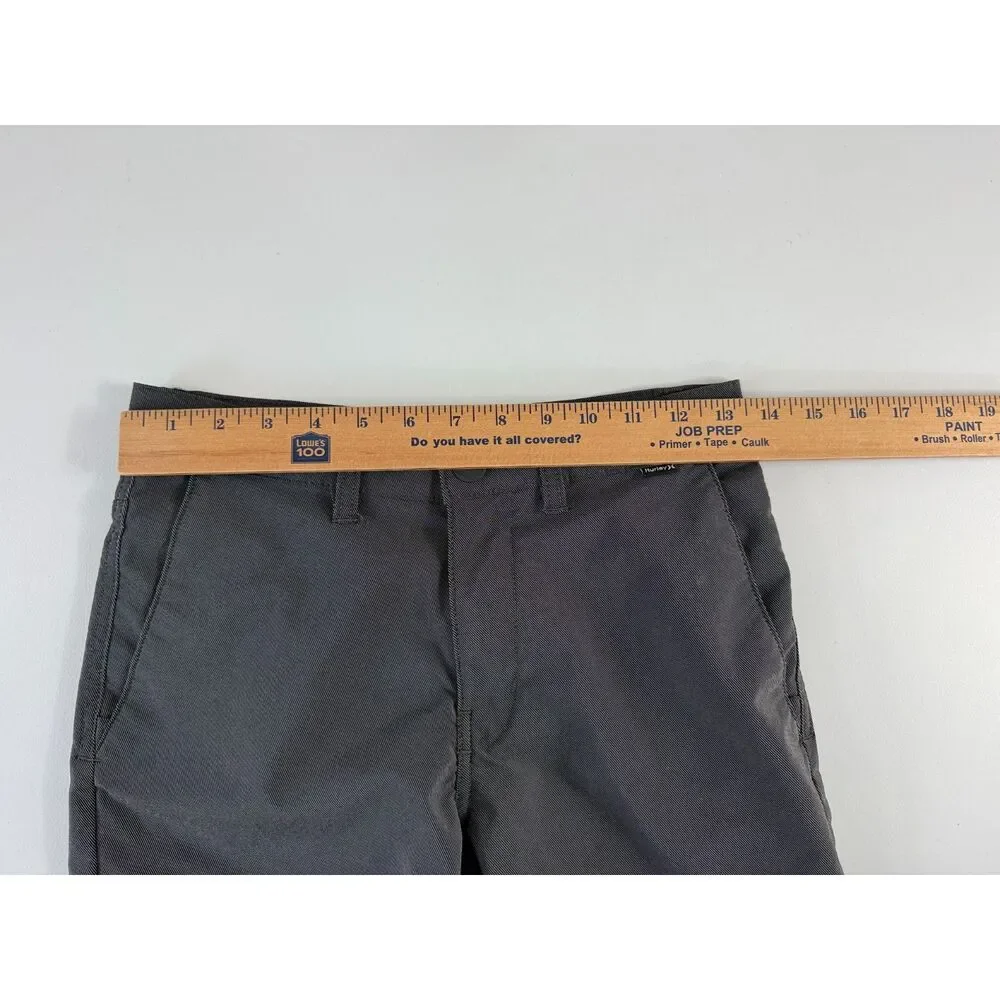 Hurley Boys Dark Gray Shorts Size 14
